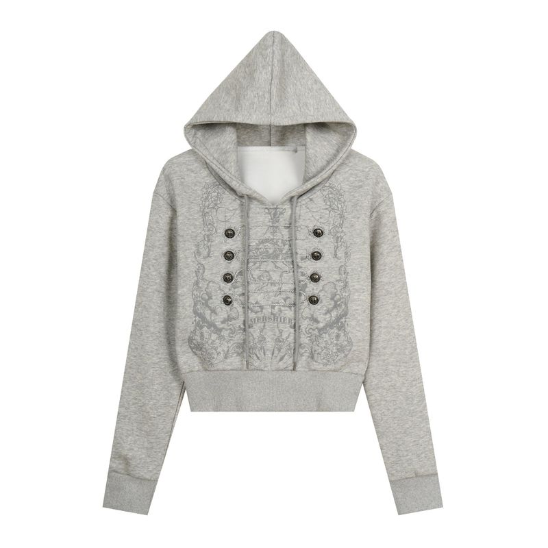 Cozy&Kitsch（コージーアンドキッチ）の「Zelia Military Graphic Hoodie（Tops）」