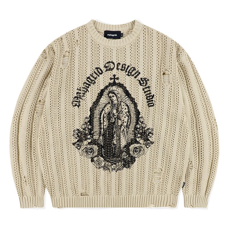 mahagrid(マハグリッド)の「BLESSED MESH KNIT(Tops)」