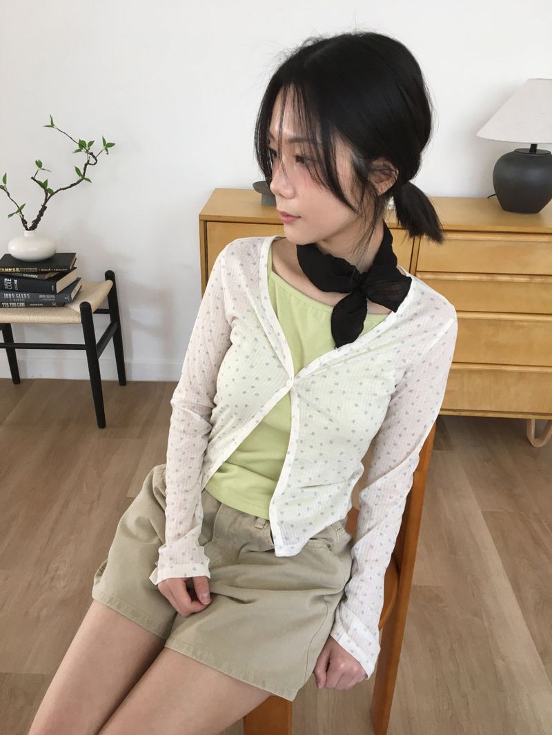 Cotton button shorts (3color)