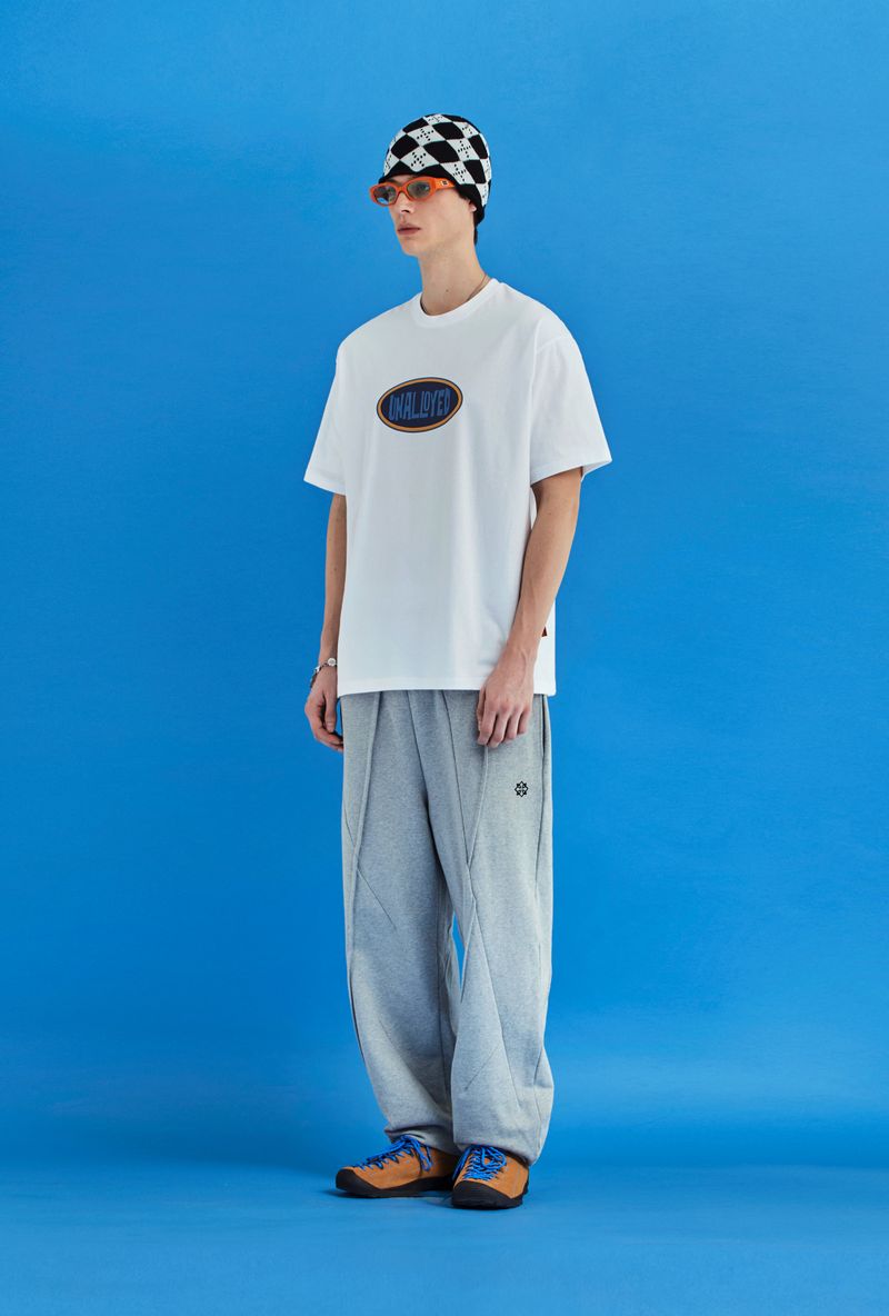 OVAL LOGO T SHIRT / WHITE