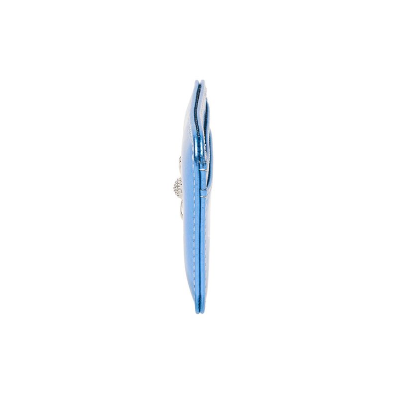 Daisy Slim Mini Transportation Card Wallet shine blue