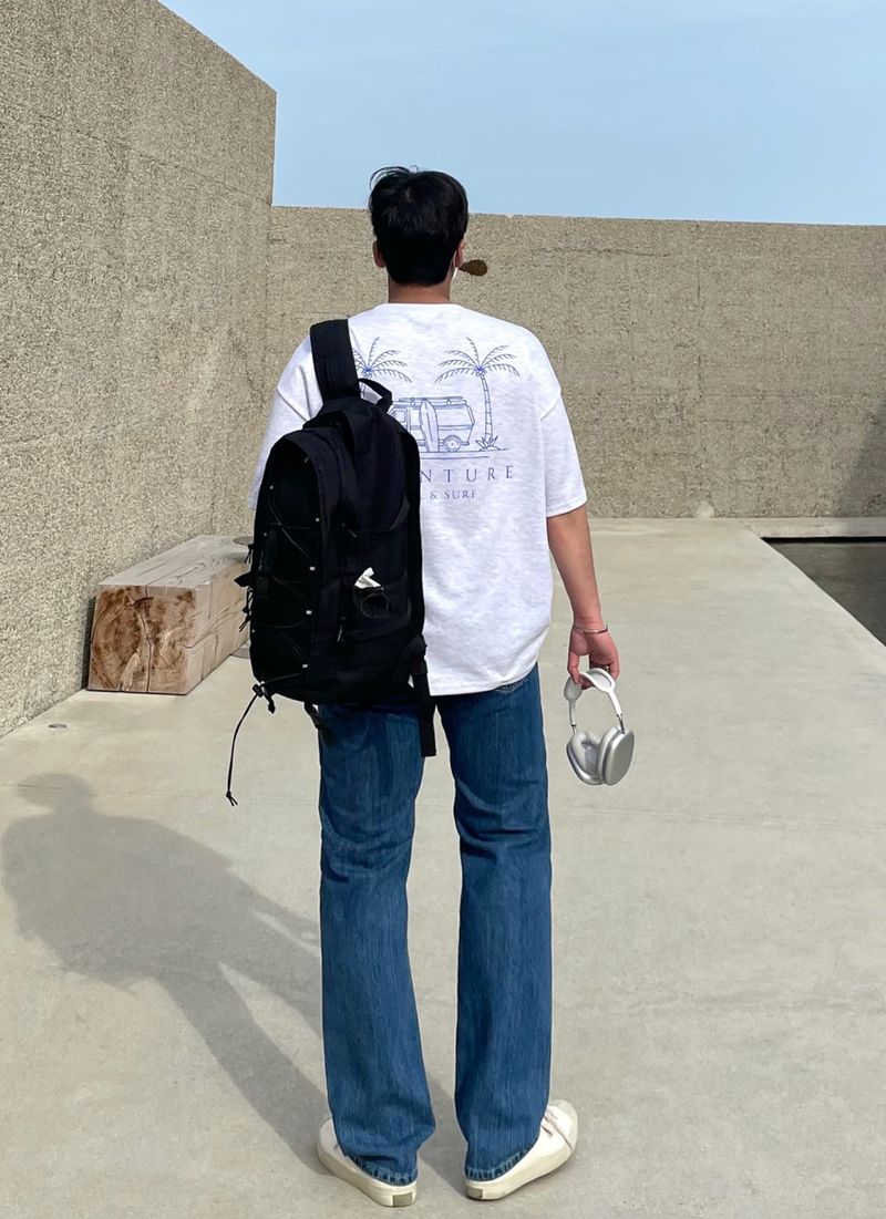 サマートラベルキャンピングTシャツ 