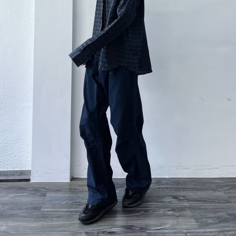 Deep Navy Volume Trousers