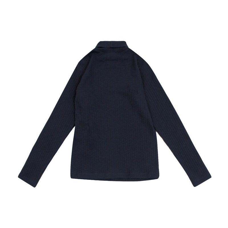 SWITCH - BLANK RIBBED PULLOVER (FOR WOMAN)_SYF5TS52BK