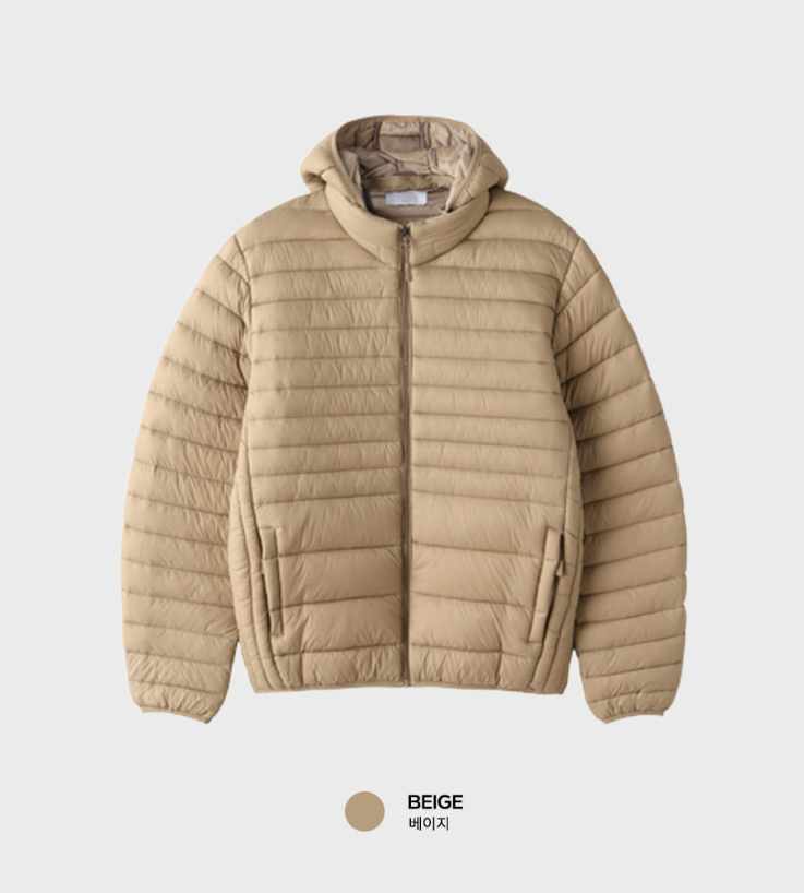 Lapel Core Comfort Brushed Lined Heating Hood Lightweight Padding