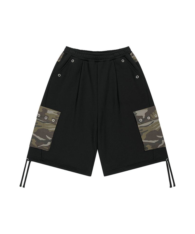 mahagrid(マハグリッド)の「BERMUDA CAMO CARGO SWEATSHORT(Pants)」