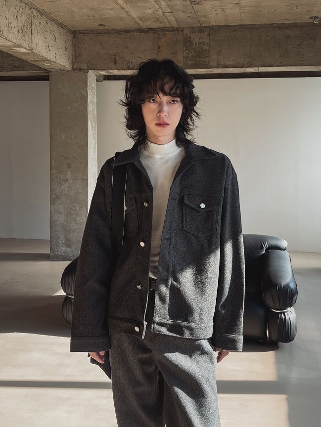 2PLAN（ツープラン）の「Ramble Wool Over Trucker Jacket（Jackets/Outerwear）」