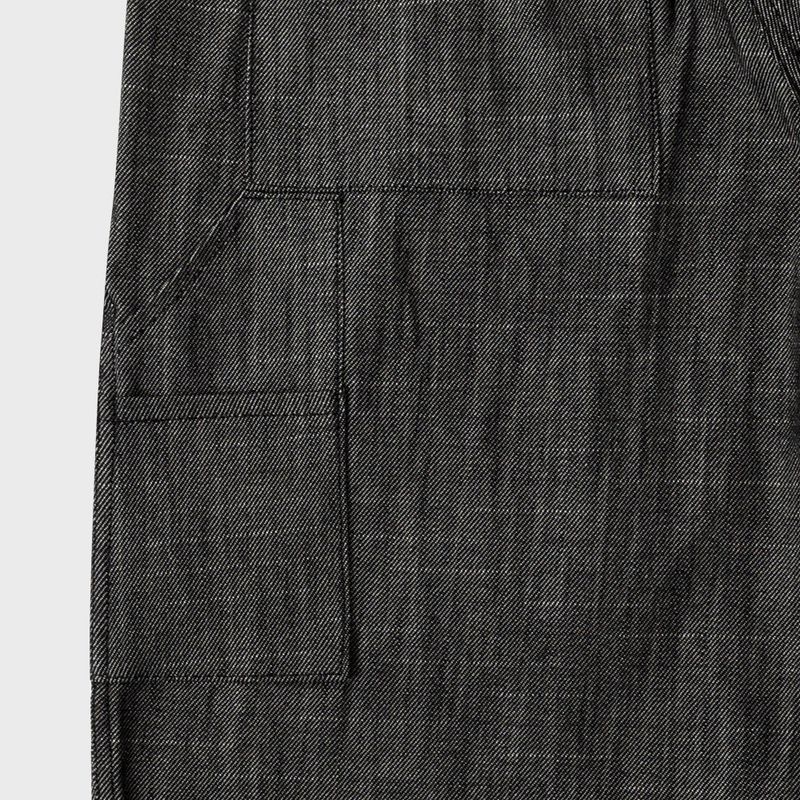 NUMBER EIGHT WIDE CARGO PANTS (BLACK)
