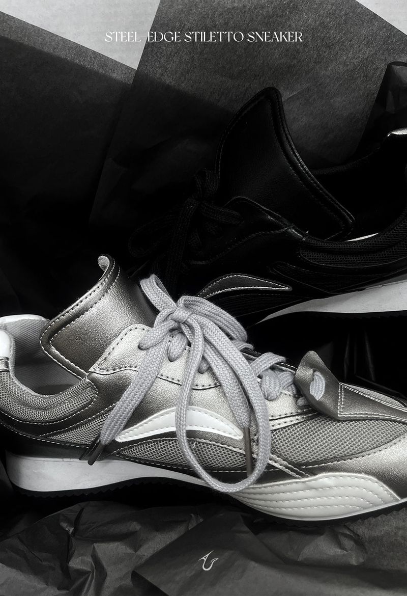 URBAN UNIQUE(アーバンユニーク)の「steel-edge stiletto sneaker (2color)(Shoes)」