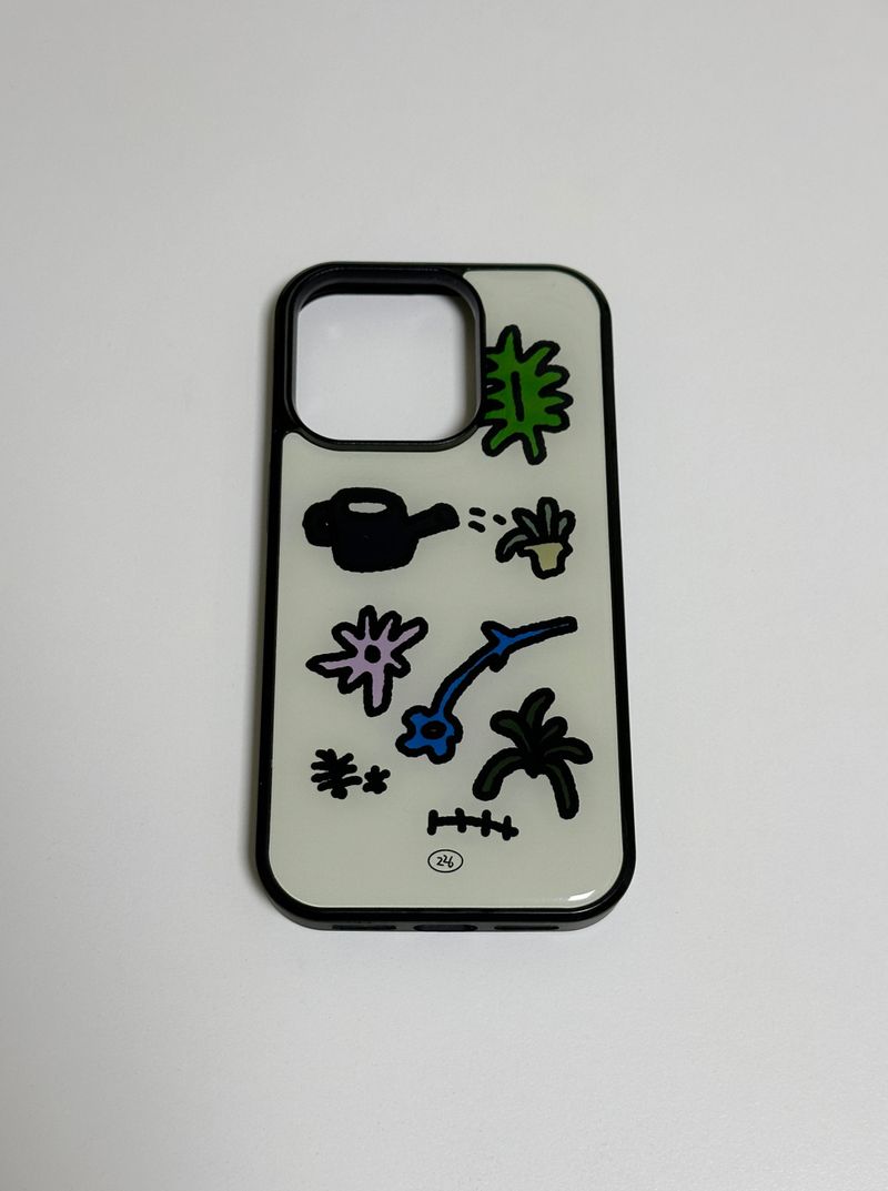 plant epoxy phone case