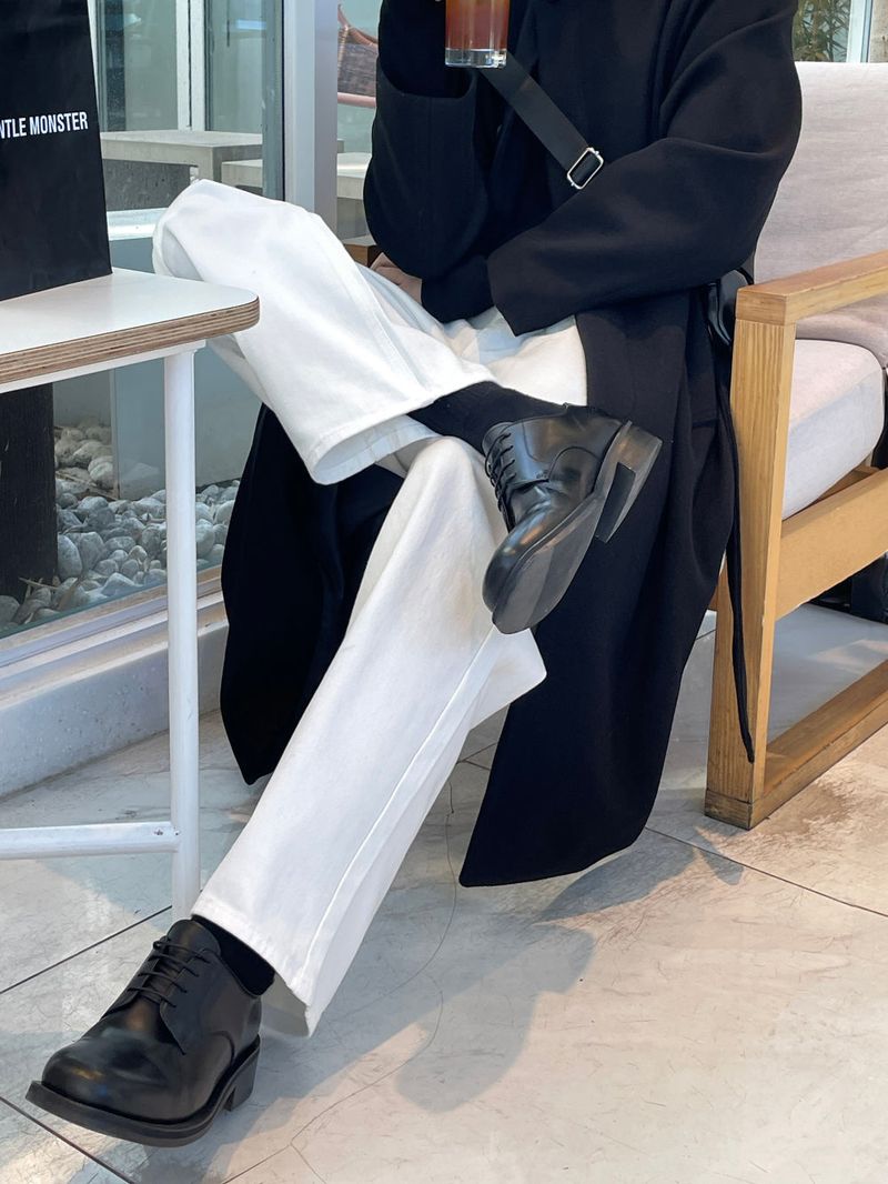 lemenne(ルメンヌ)の「LMN Pair Cotton Semi-Wide Pants (2 colors)(Pants)」