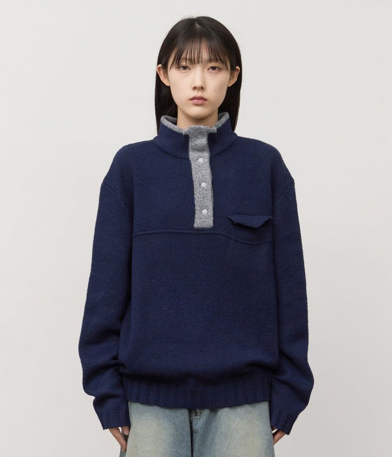 HIFIFNK（ハイファイファンク）の「Frank Halfneck Knit（Tops）」