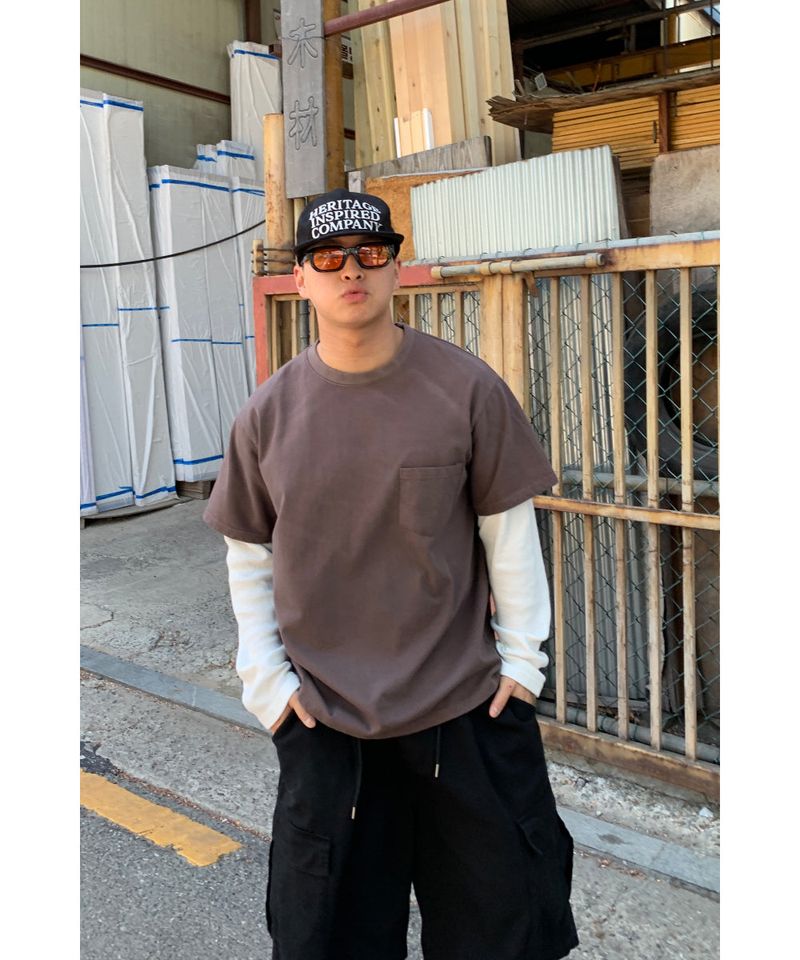 sobaq（ソバック）の「Waffle layered long sleeve tee（Tops）」