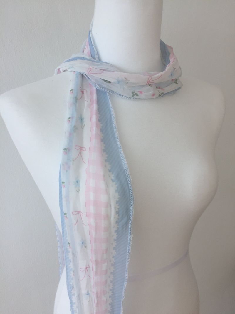 spring day girl scarf