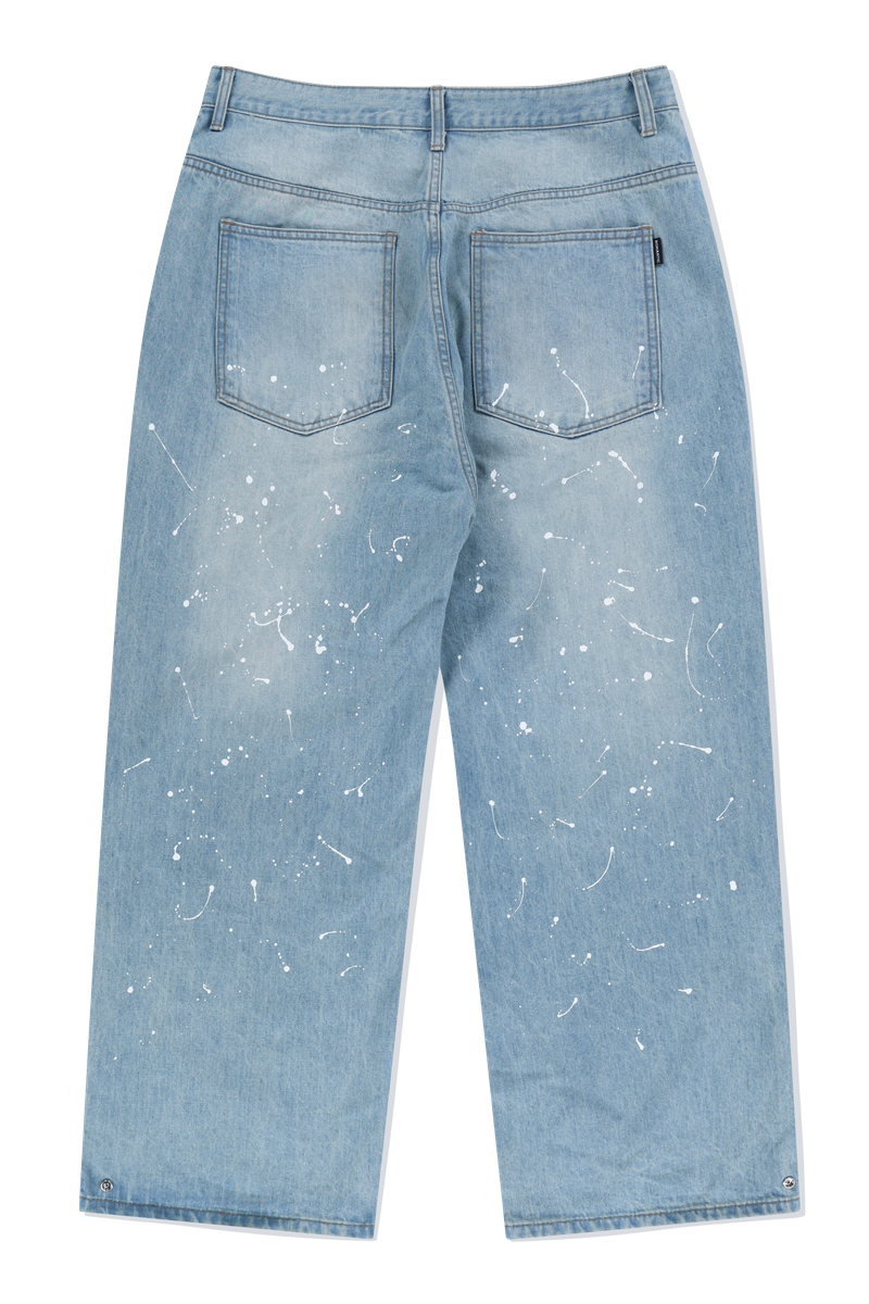 SPLASH PAINTING DENIM PANTS
