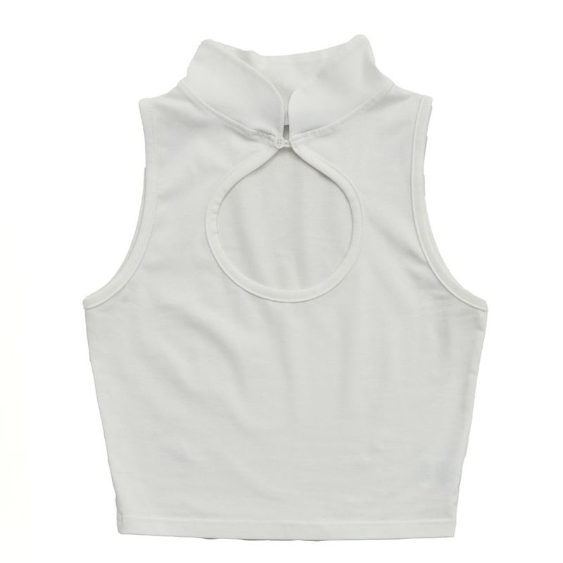 circlecut sleeveless bolero_wh