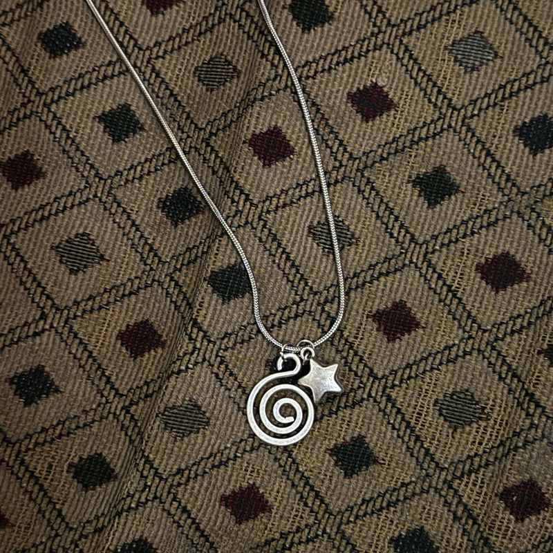 spiral star necklace