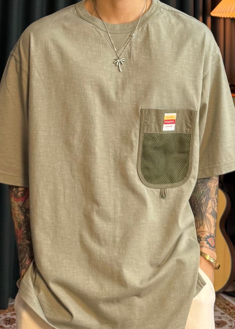 Fishing Pocket Short Sleeve 4COLOR