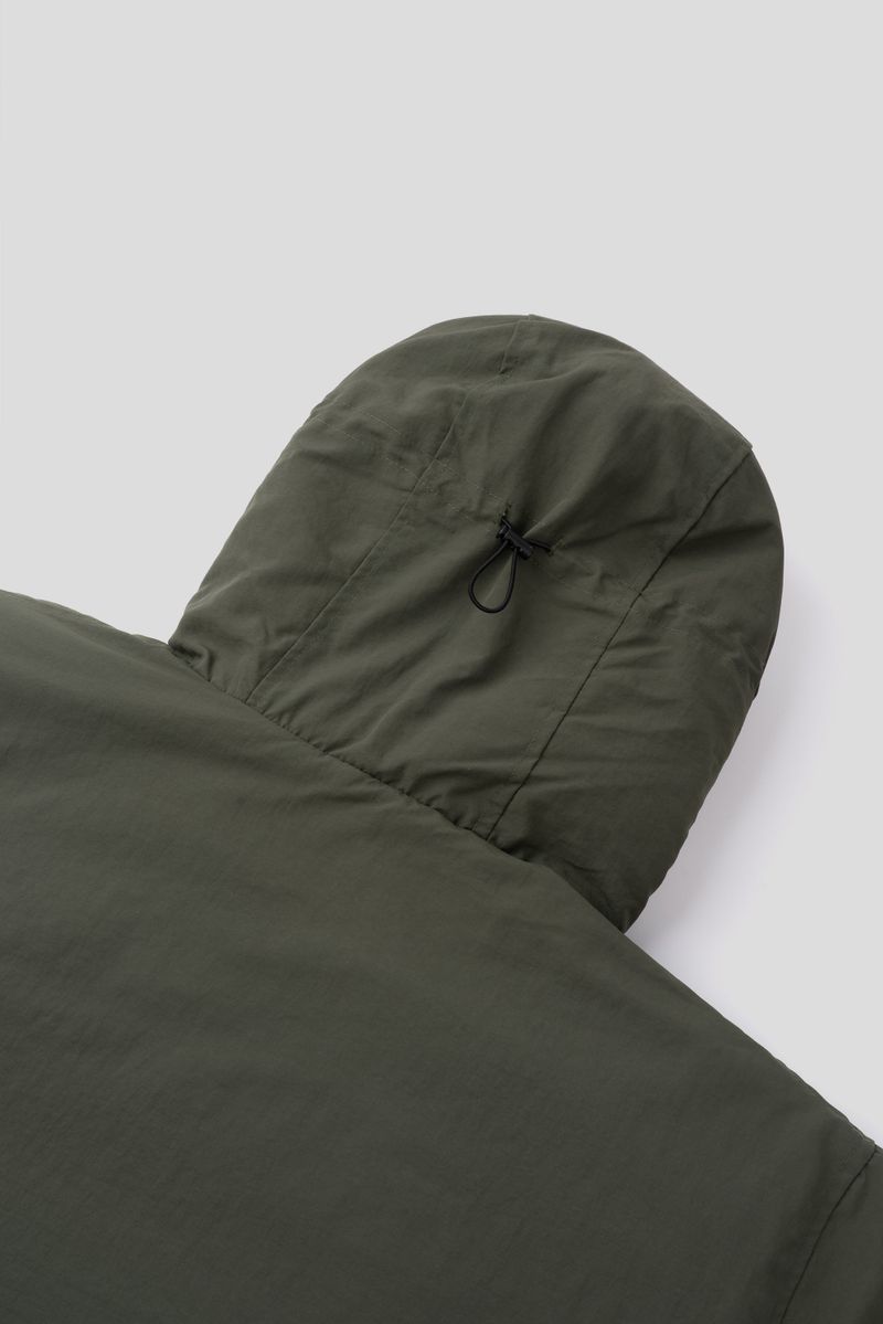 Michigan Patch Two-Way Hooded Padding Jacket (3 Colors)