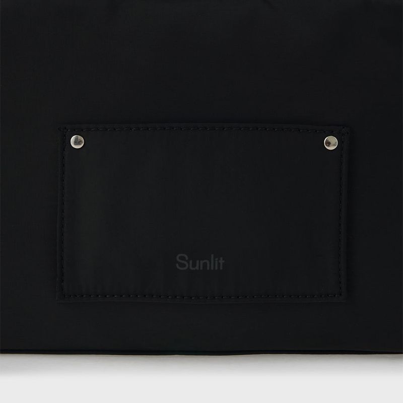 Lettering Cross Tote Bag (Black)