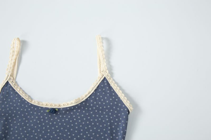 star sleeveless navy