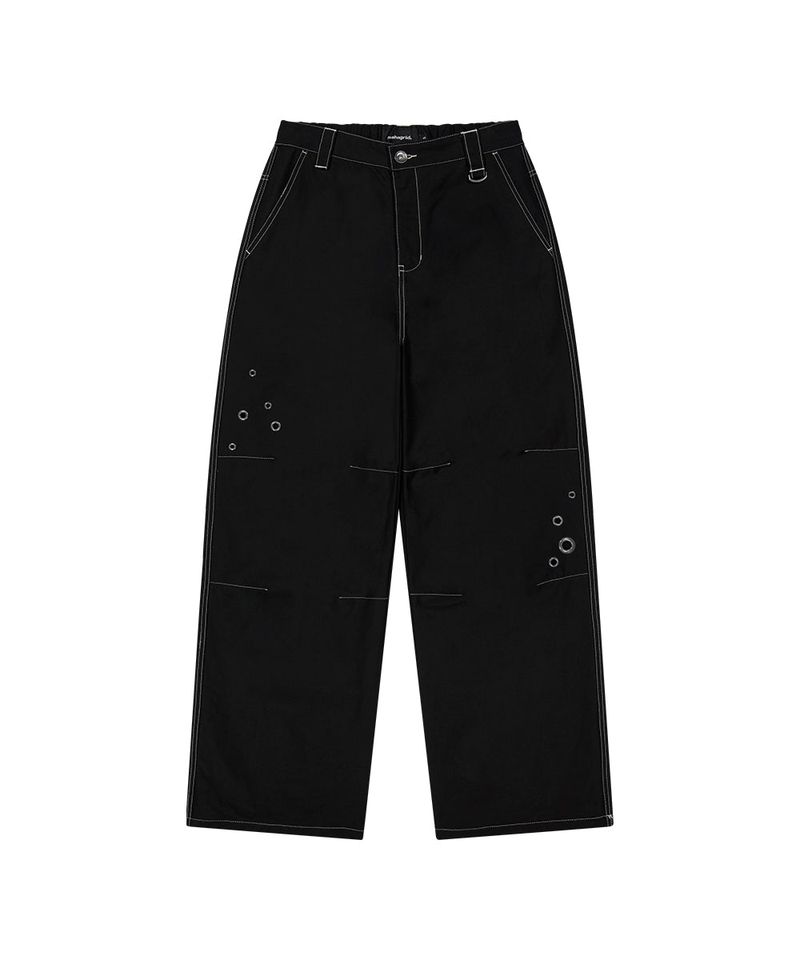 EYELET WIDE PANTS