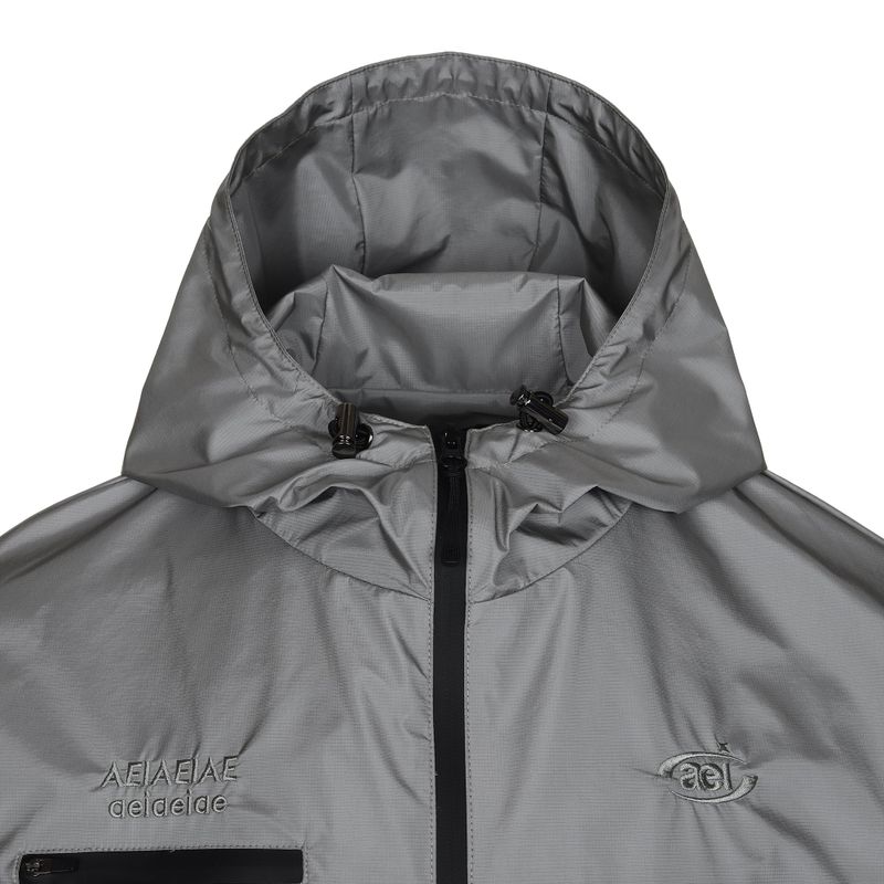 SYMBOL EMBROIDERY WINDBREAKER [GRAY]
