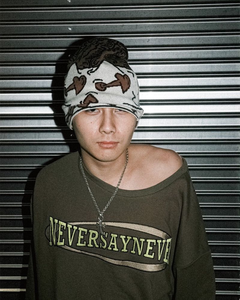 neversaynever®︎（ネバーセイネバー）の「JYDA's マスクビーニー ブラウン（帽子）」