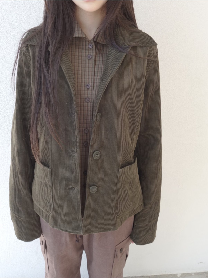 autumn coduroy jacket