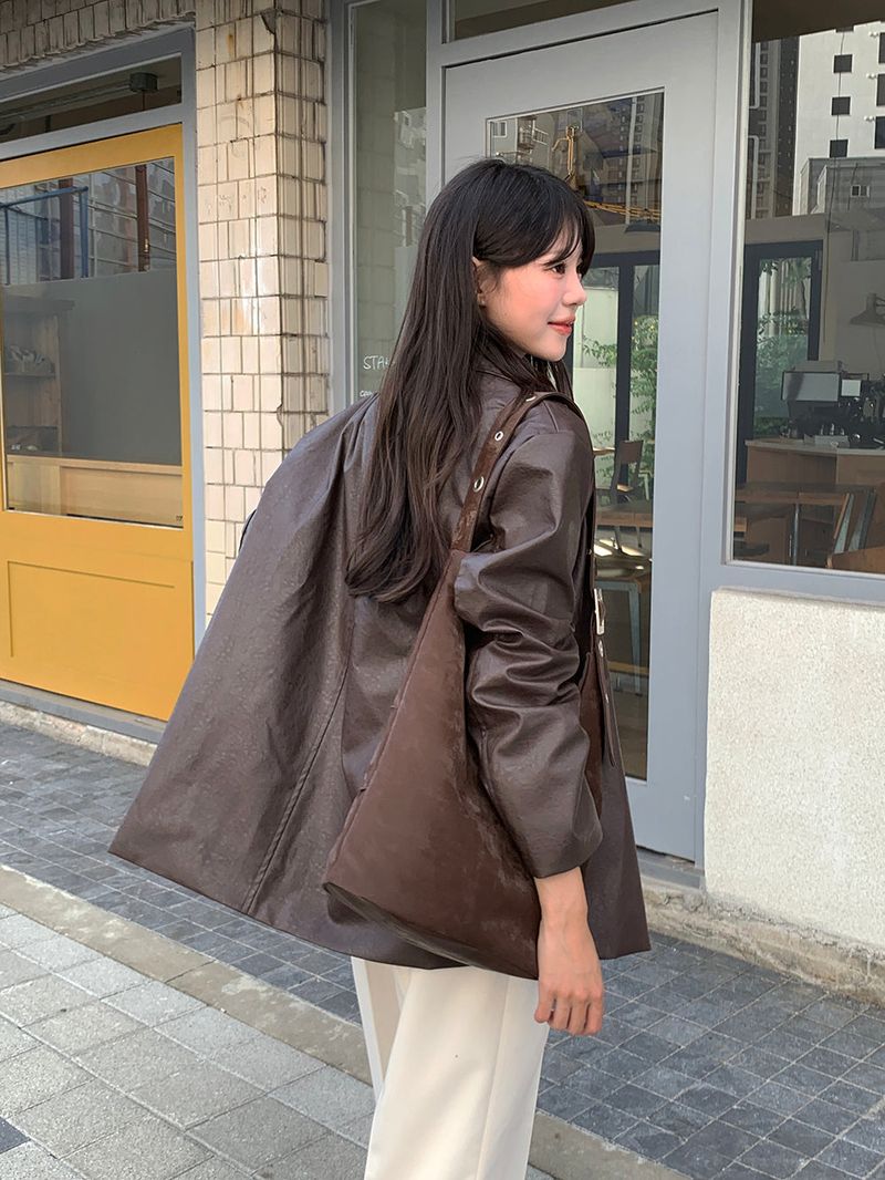 [MADE] Blending leather jacket