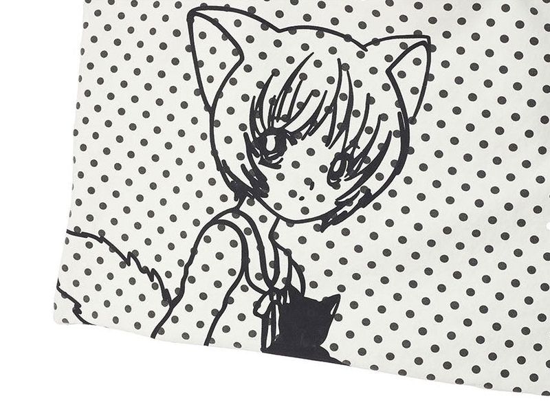 CAT GIRL DOT REVERSIBLE BAG