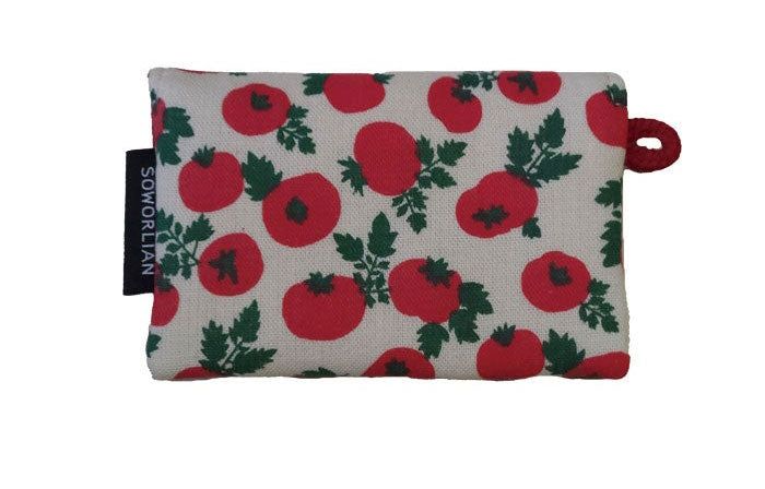Simple Card wallet _Red Tomato