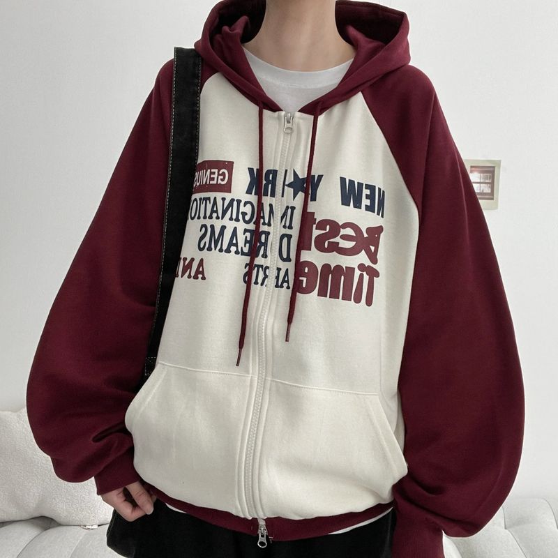Riva Raglan Hoodie Zip-up (4 colors) H&L