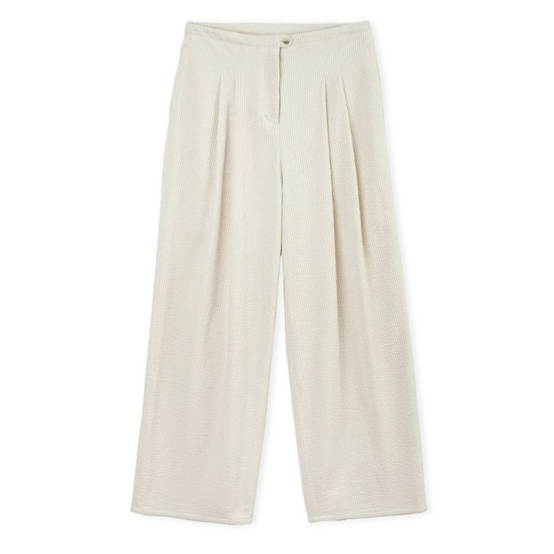PIN TUCK CORDUROY PANTS