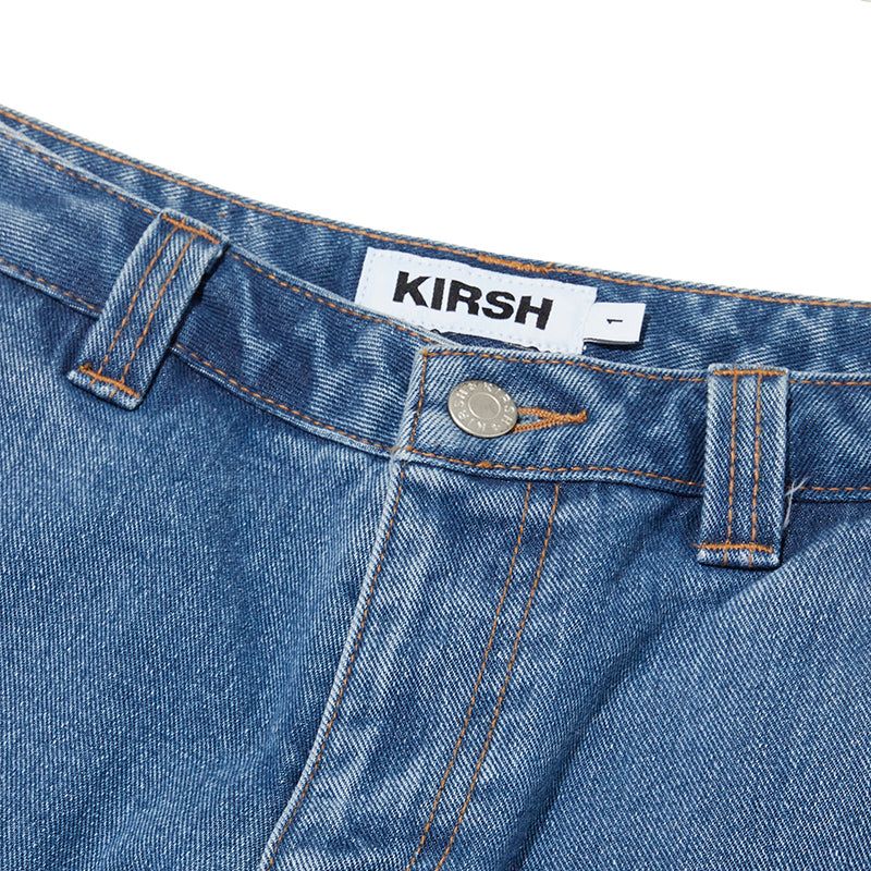 CHERRY BASIC NAPPING DENIM PANTS [BLUE]