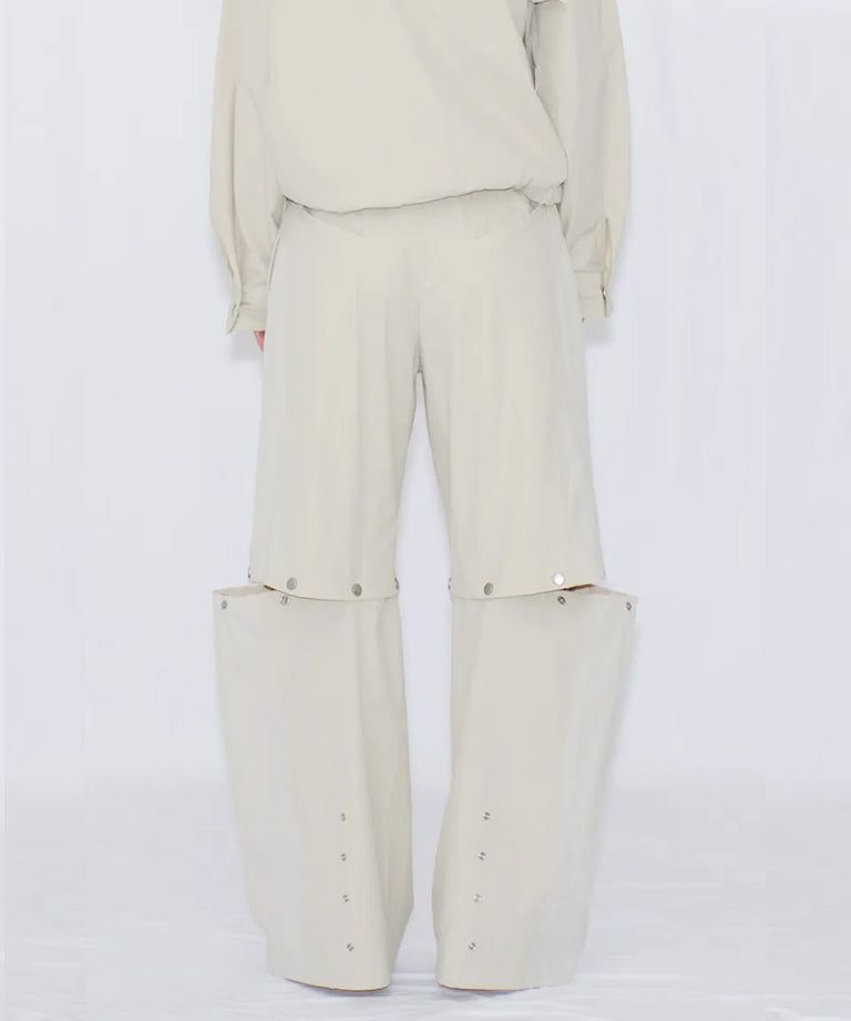 2WAY DEFORMED TRACK PANTS
