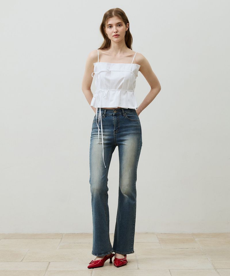 ROEL BOOTCUT DENIM PANTS / BLUE