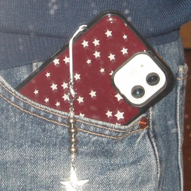 Star Burgundy Epoxy Bumper Case