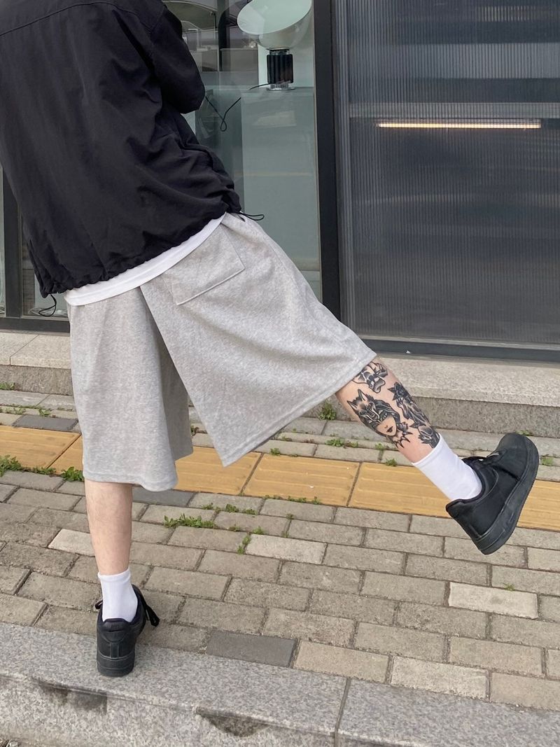Basic Sweat Bermuda Pants 2C