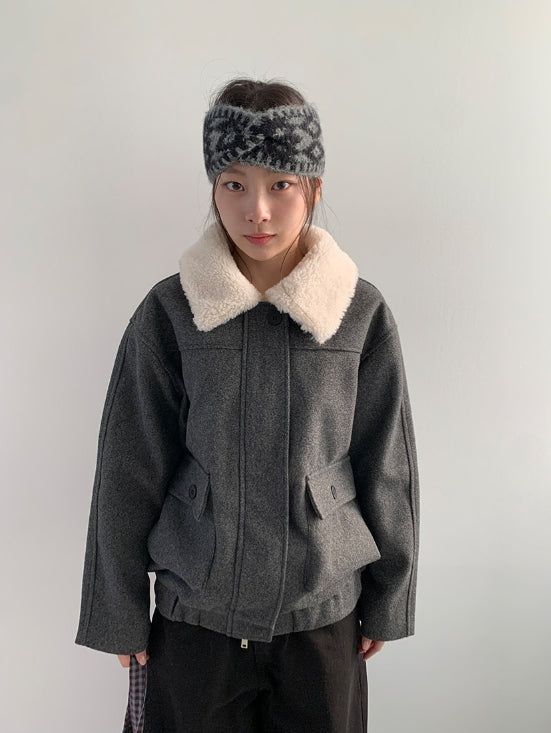 BAON（バオン）の「Pilance Quilted Fur Collar Jacket（Jackets/Outerwear）」