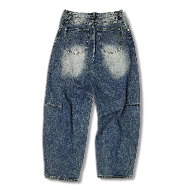 Usual Balloon Cut Denim Pants - 4COLOR