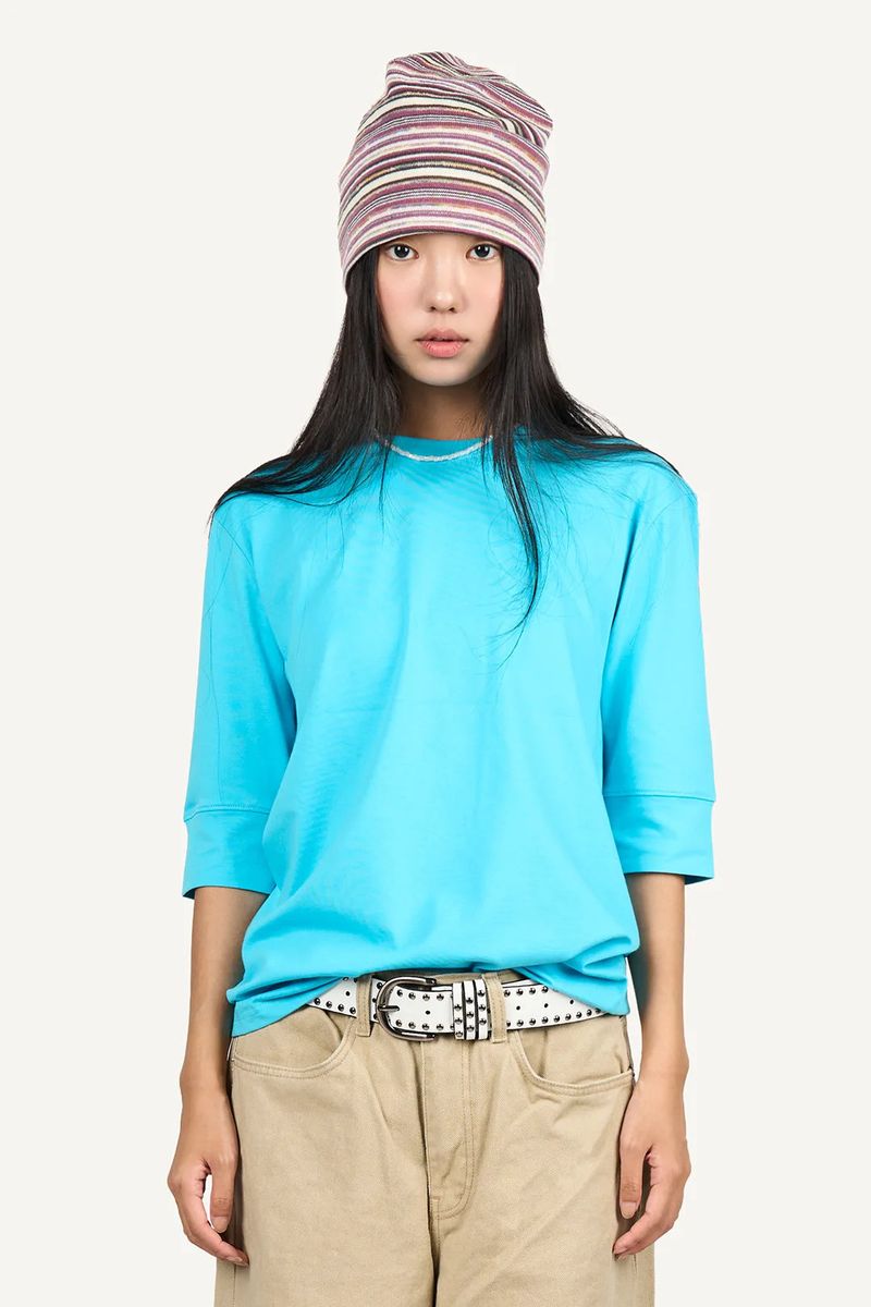 Raucohouse（ラウコハウス）の「Three Quarter Essential Cotton T-shirt（Tops）」