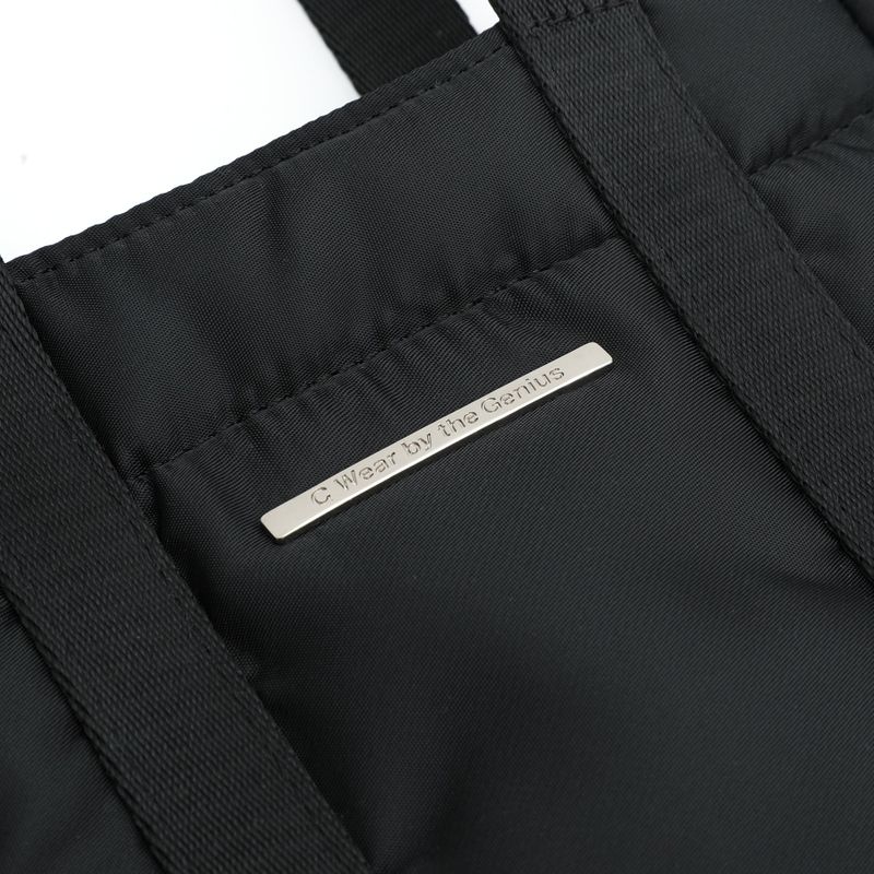 NYLON TOTE BAG MINI MI BLACK