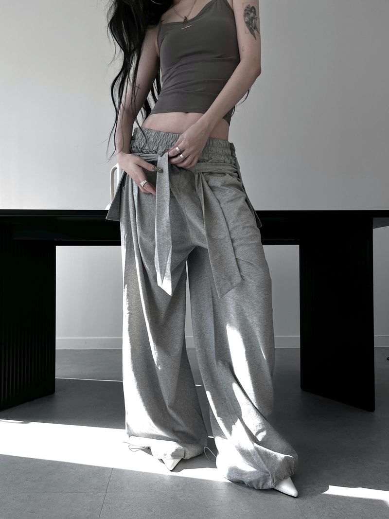 strap string pants (3color)
