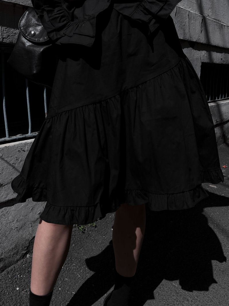  UNBAL FRILLED SKIRT