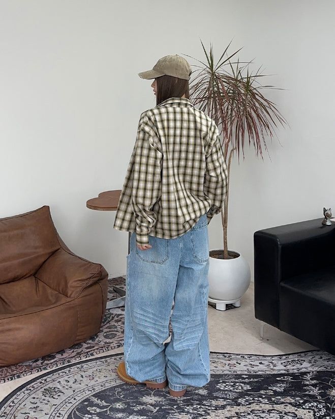 Etes Damaged Denim Pants