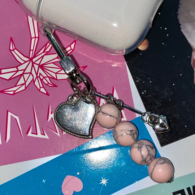 MADE ink pink Keyring