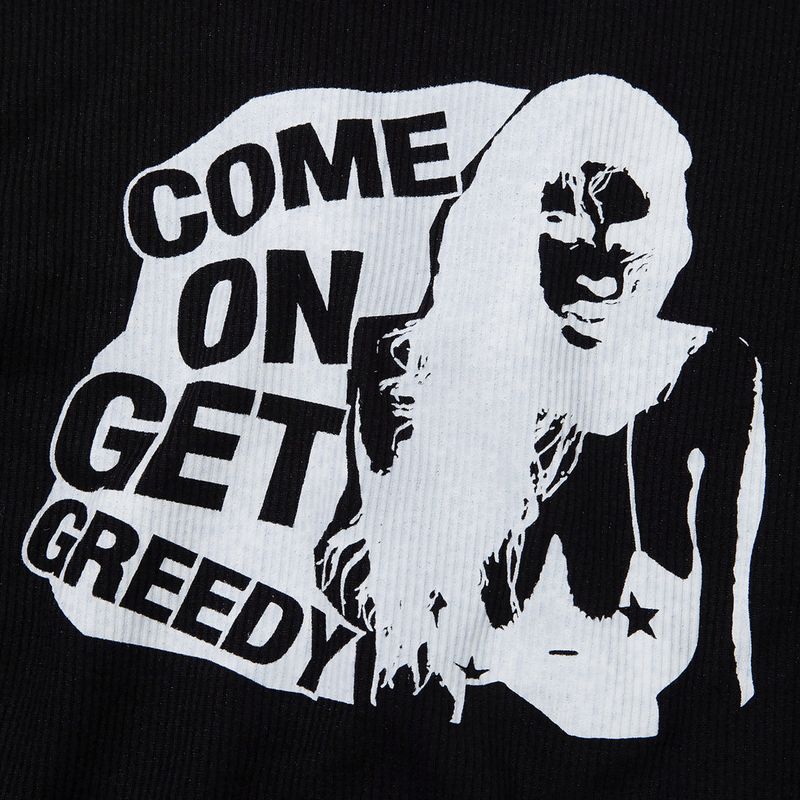 GREEDY CROP CARDIGAN (BLACK)