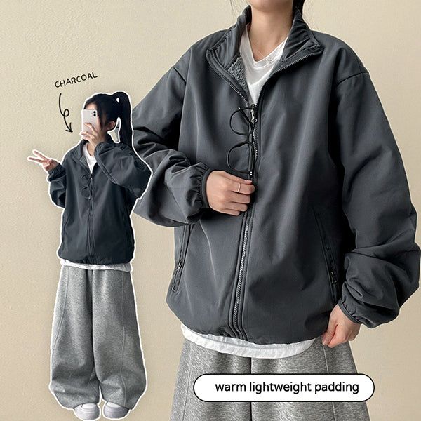 Libby High Neck Zip-Up Jumper