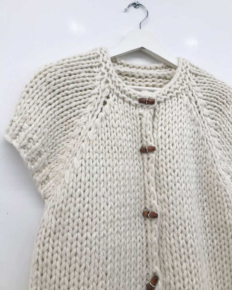 Grandma Hand-Knit Bolero (2color)